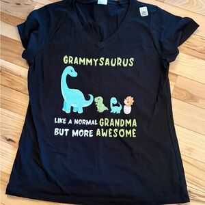 Port Authority Black Grammysaurus Tee